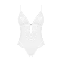 Еротичне напівпрозоре боді Obsessive Heavenlly crotchless teddy XS/S, з доступом — Переглянути зображення 3