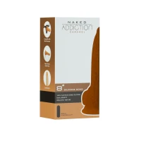 Фалоімітатор ADDICTION Dual Density Silicone Dildo Caramel 8″, присоска, діаметр 4,3 см, віброкуля — Переглянути зображення 16