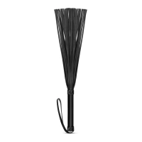 Флогер Bedroom Fantasies: Faux Leather Flogger, чорний — Переглянути зображення 1