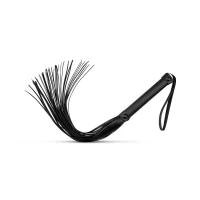 Флогер Bedroom Fantasies: Faux Leather Flogger, чорний — Переглянути зображення 3