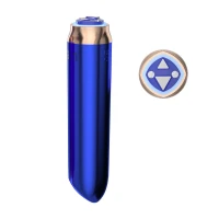 Віброкуля Swan Maximum + Comfy Cuff Blue, суперпотужна, різна інтенсивність, силіконова манжета — Переглянути зображення 3