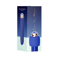 Віброкуля Swan Maximum + Comfy Cuff Blue, суперпотужна, різна інтенсивність, силіконова манжета — Переглянути зображення 9