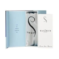 Віброкуля Swan Maximum + Comfy Cuff Blue, суперпотужна, різна інтенсивність, силіконова манжета — Переглянути зображення 7