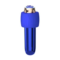 Віброкуля Swan Maximum + Comfy Cuff Blue, суперпотужна, різна інтенсивність, силіконова манжета — Переглянути зображення 2