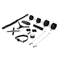 БДСМ-набір Liebe Seele Bound You 12pcs set, 12 предметів, у комплекті віброкуля і мереживні стрінги — Переглянути зображення 1