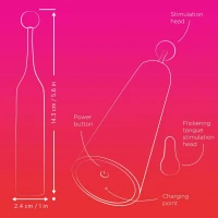 Кліторальний стимулятор Romp Pop, знімна насадка, високочастотний — Переглянути зображення 7