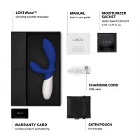 Масажер простати LELO Loki Wave Federal Blue, 2 мотори, манливий рух + стимуляція промежини — Просмотреть изображение 4