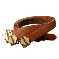 Набір фіксаторів для рук та ніг LOCKINK Hogtie Set, коричневий, ремені з натуральної шкіри