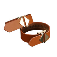 Набір фіксаторів для рук та ніг LOCKINK Hogtie Set, коричневий, ремені з натуральної шкіри