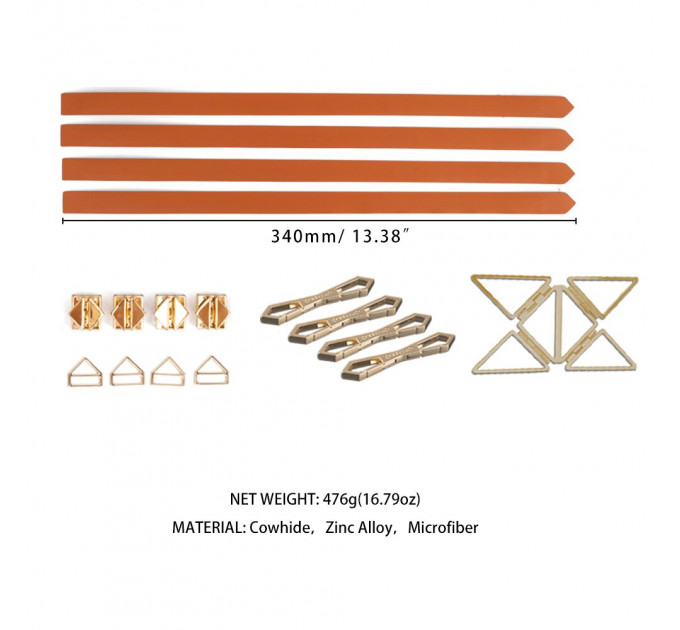 Набір для зв'язування LOCKINK Hogtie Set - Brown