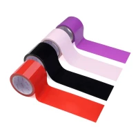 Скотч для бондажу LOCKINK SEVANDA Electrostatic Tape, чорна, 16 м — Переглянути зображення 4