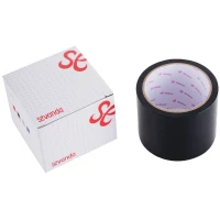 Скотч для бондажу LOCKINK SEVANDA Electrostatic Tape, чорна, 16 м — Переглянути зображення 1