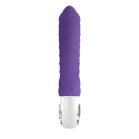 Вібратор для точки G Fun Factory TIGER violet, ребристий, підходить для анальної стимуляції — Переглянути зображення 4