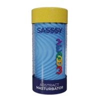 Мастурбатор Wooomy Sasssy Abstract Masturbator, наскрізний, двосторонній — Переглянути зображення 6