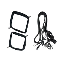 Розтяжка на ліжко Punishment – 5-Piece Bed Restraint Kit – Black, 5 предметів — Переглянути зображення 3