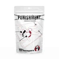 Розтяжка на ліжко Punishment – 5-Piece Bed Restraint Kit – Black, 5 предметів — Переглянути зображення 5