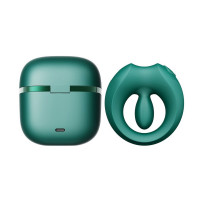 Эрекционное смарт-виброкольцо Zalo Apis Turquoise Green, до 4 часов работы, зарядный кейс — Просмотреть изображение 11