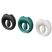 Эрекционное смарт-виброкольцо Zalo Apis Turquoise Green, до 4 часов работы, зарядный кейс — Просмотреть изображение 21