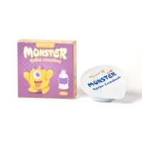 Насадка на член Recare Yellow Monster Spike Condom (презерватив з рядами пухирців та шипів) — Переглянути зображення 3