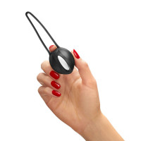 Вагинальный шарик Fun Factory SMARTBALL UNO Black, одинарный, диаметр 3,6 см — Просмотреть изображение 6