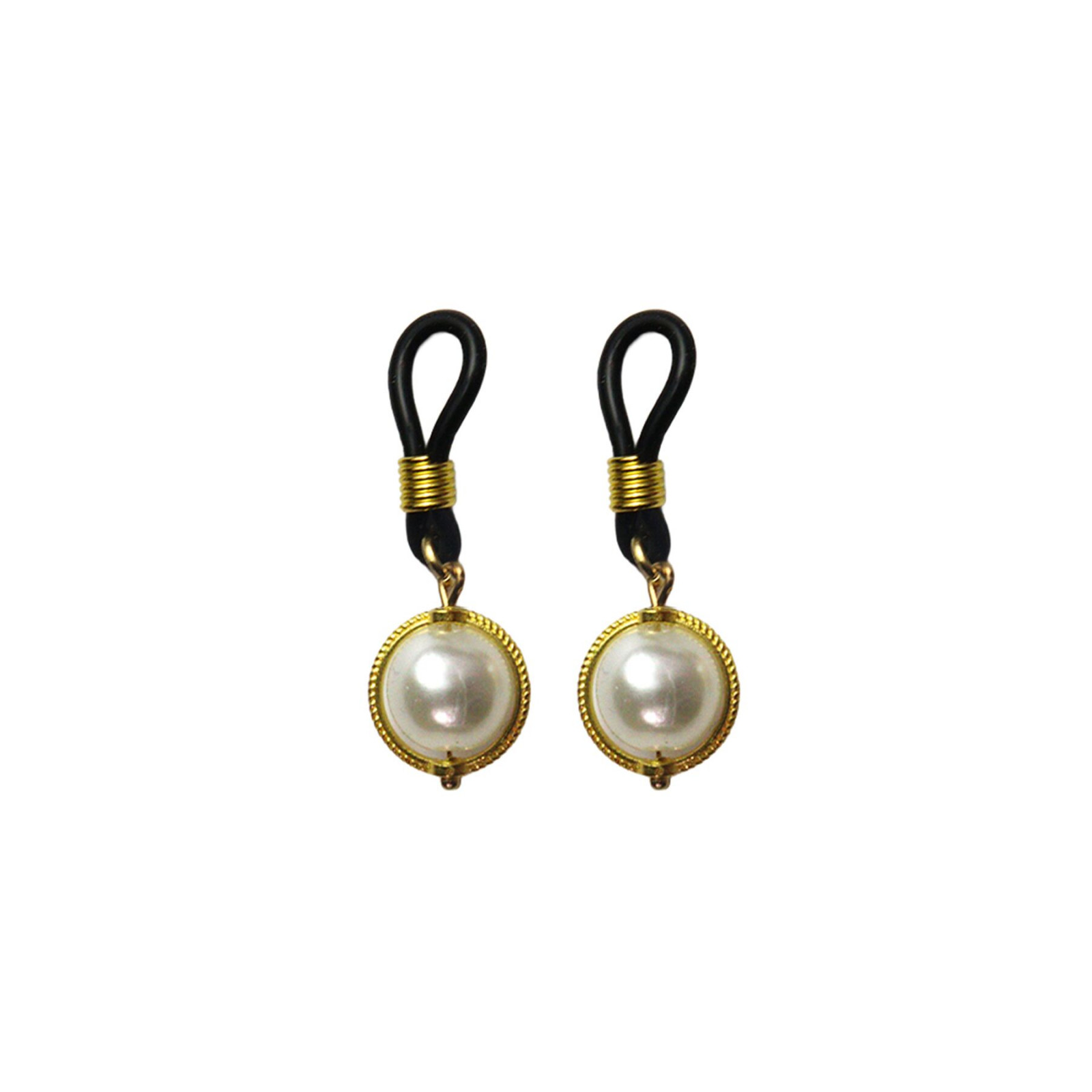 Украшение на соски Art of Sex - Golden Night, цвет белый