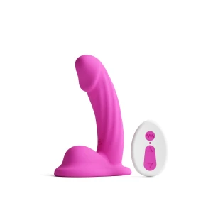 Ділдо з вібрацією NS Novelties Colours - Curve - Vibrating - 5