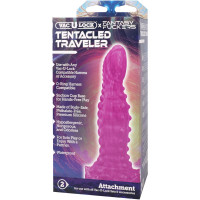 Фэнтезийный фаллоимитатор Doc Johnson Vac-U-Lock x Fantasy Fuckers Tentacled Traveler — Просмотреть изображение 6