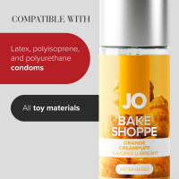 Лубрикант на водній основі JO Bake Shoppe - Orange Creampuff 60 мл, без цукру та парабенів — Переглянути зображення 3
