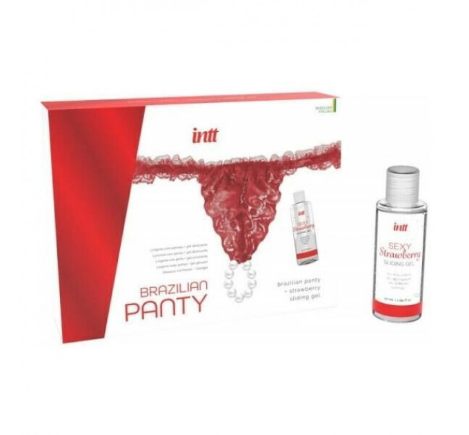 Набір Intt BRAZILIAN PANTY RED (м'яте паковання!!!)