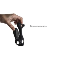 Насадка на член з вібрацією Adrien Lastic Gladiator з пультом LRS розмір F, два мотори — Переглянути зображення 3