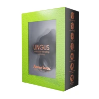 Ерекційне віброкільце Adrien Lastic Lingus Black з язичком і щіточкою для стимуляції клітора — Переглянути зображення 4