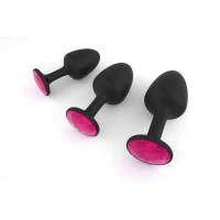 Анальна пробка Dorcel Geisha Plug Ruby L з кулькою всередині, створює вібрації, макс. діаметр 4 см — Переглянути зображення 1