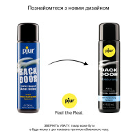 Анальная смазка pjur BACK DOOR Moisturising 100 мл, на водной основе, с гиалуроном, эффект силикона