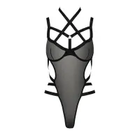 Боді-монокіні Passion Exclusive HAGAR BODY L/XL, black — Просмотреть изображение 5