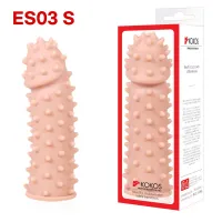 Насадка на член Kokos Extreme Sleeve ES.03 розмір S, потовщувальна, стимулюючий рельєф — Переглянути зображення 4