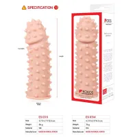 Насадка на член Kokos Extreme Sleeve ES.03 розмір S, потовщувальна, стимулюючий рельєф — Переглянути зображення 5