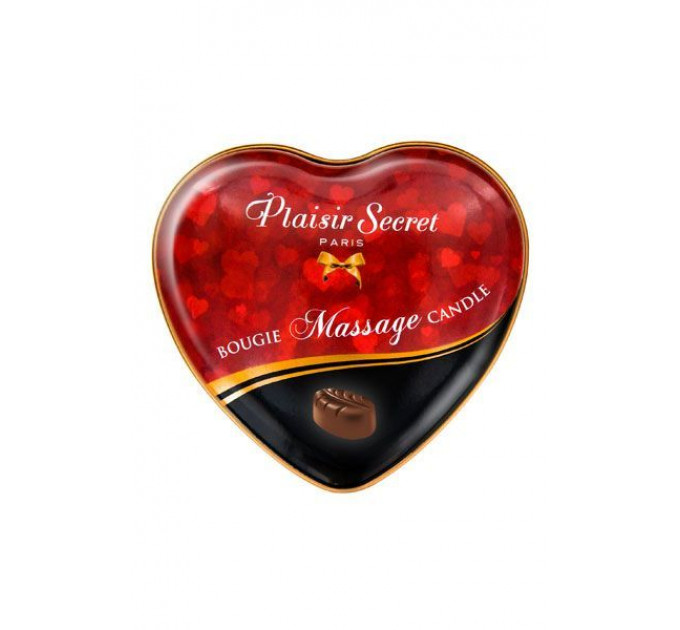 Масажна свічка-серце Plaisirs Secrets Chocolate (35 мл)