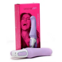 Потужний вібратор Satisfyer Vibes Charming Smile з гнучким стовбуром, літій силікон, 12 режимів — Переглянути зображення 4