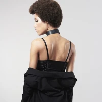 Чокер Bijoux Indiscrets MAZE – Wide Chocker Black — Переглянути зображення 9