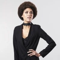 Чокер Bijoux Indiscrets MAZE – Wide Chocker Black — Переглянути зображення 7
