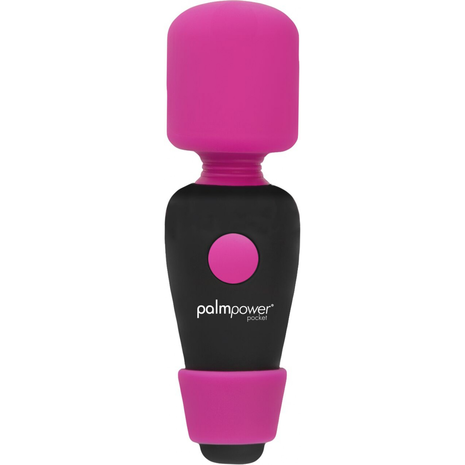 Мини-вибромассажер PalmPower Pocket с чехлом на молнии, водостойкий, перезаряжаемый, длина 9 см