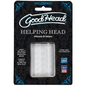 Мастурбатор Doc Johnson GoodHead - Helping Head ULTRASKYN, супер помічниця для мінету