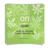 Пробник збудливого масла Sensuva - ON for Her Hemp Пройняті Arousal Oil (0,5 мл) — Переглянути зображення 1