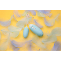 Вакуумный стимулятор с виброяйцом 2-в-1 KISTOY Miss VV Cyan — Просмотреть изображение 10