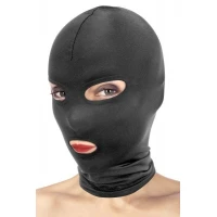 Капюшон для БДСМ з відкритими очима та ротом Fetish Tentation — Просмотреть изображение 3