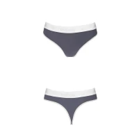 Спортивні трусики-стрінги Passion PS007 PANTIES S, dark grey — Переглянути зображення 4