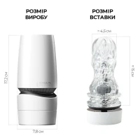 Мастурбатор Tenga - Aero Masturbator Silver, інноваційна технологія всмоктування — Переглянути зображення 2
