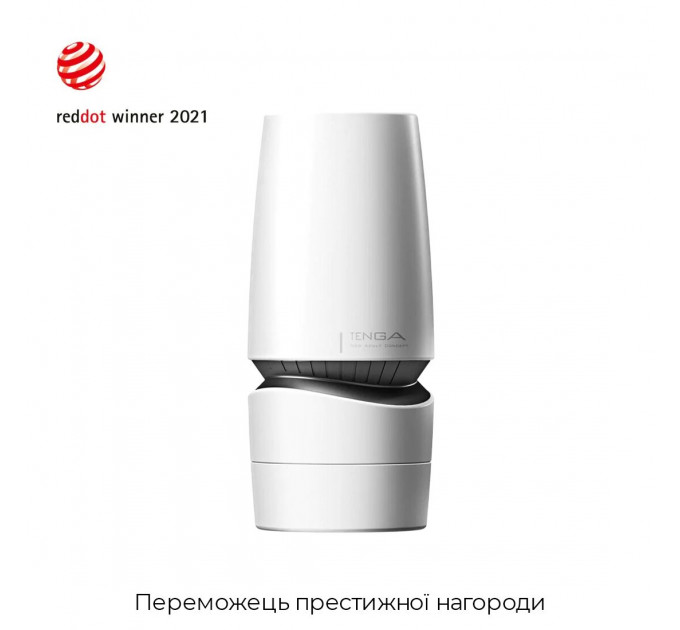 Мастурбатор Tenga - Aero Masturbator Silver, інноваційна технологія всмоктування