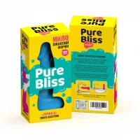 Мило у формі пеніса Pure Bliss MINI Blue, крафтове мило-член, натуральне — Просмотреть изображение 7