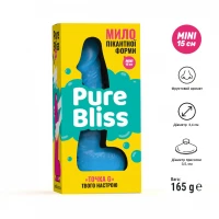 Мило у формі пеніса Pure Bliss MINI Blue, крафтове мило-член, натуральне — Просмотреть изображение 6
